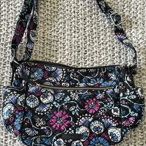 Vera Bradley Black Floral Bag